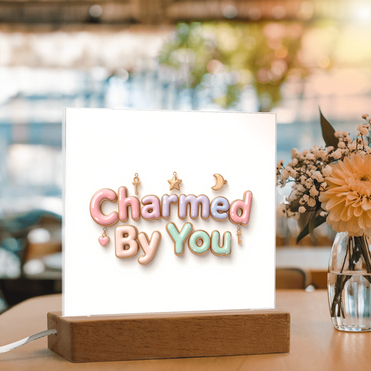 Acrylic LED Square Plaque ( Customizable)