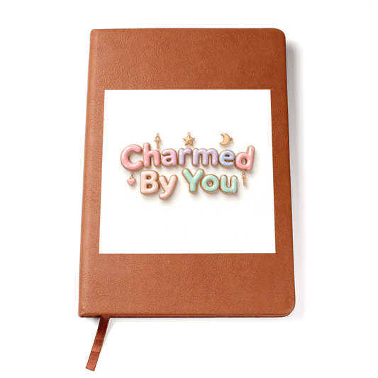 Graphic Leather Journal (Customizable)