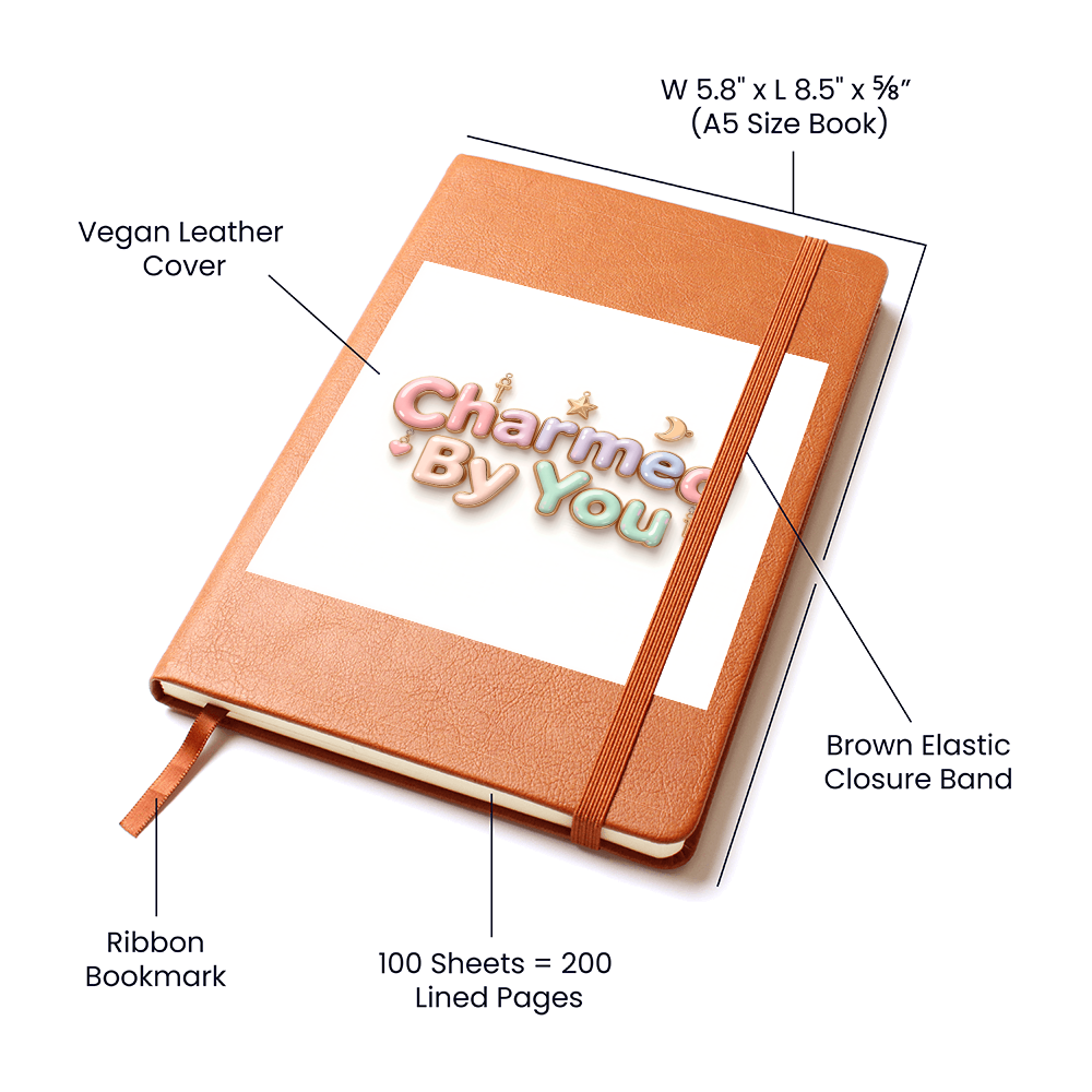 Graphic Leather Journal (Customizable)