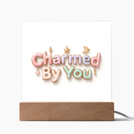 Acrylic LED Square Plaque ( Customizable)