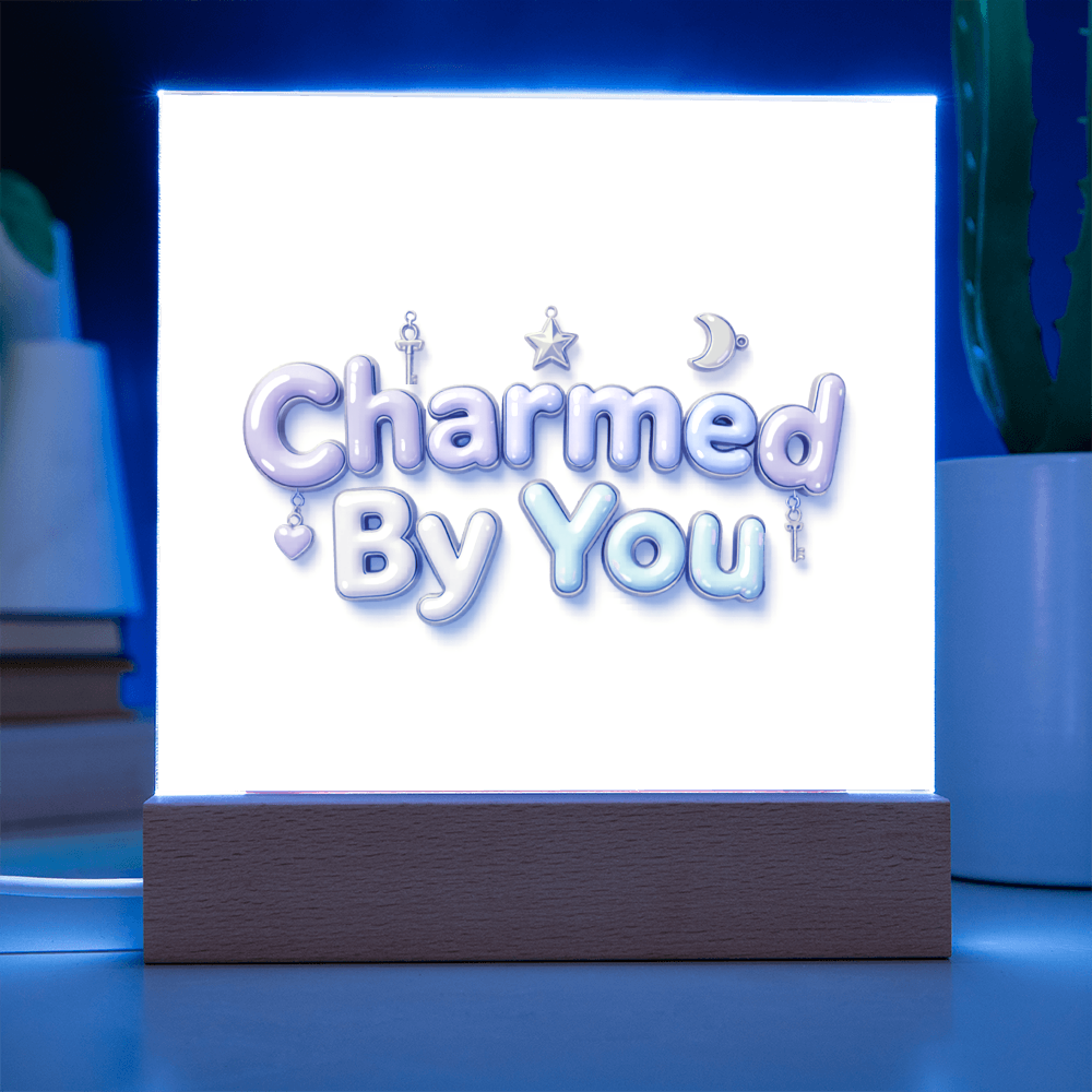 Acrylic LED Square Plaque ( Customizable)
