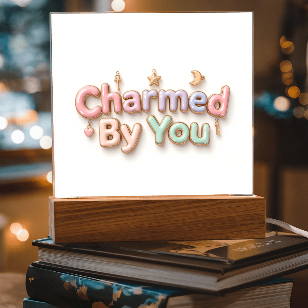 Acrylic LED Square Plaque ( Customizable)
