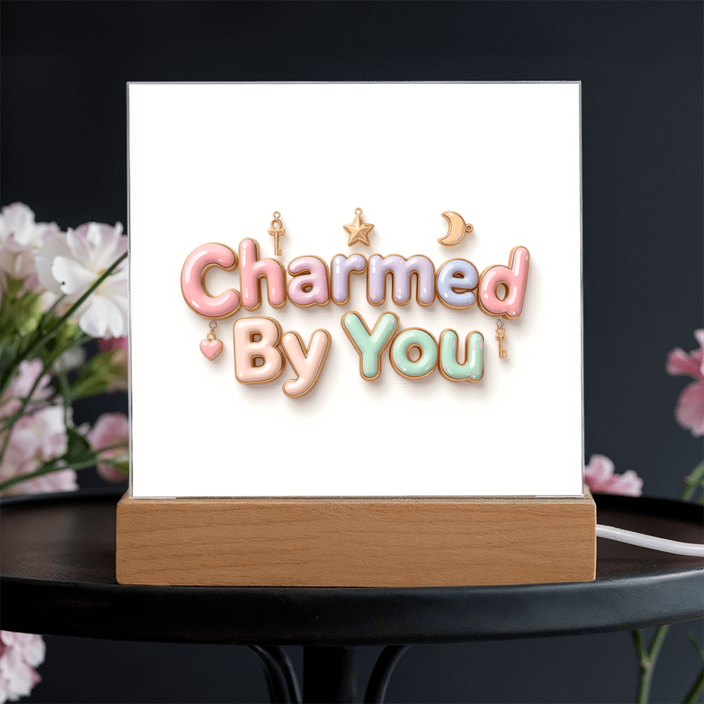 Acrylic LED Square Plaque ( Customizable)