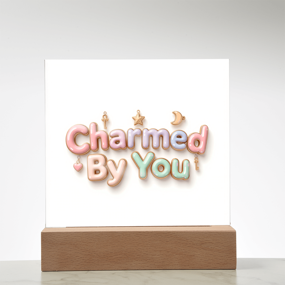 Acrylic LED Square Plaque ( Customizable)