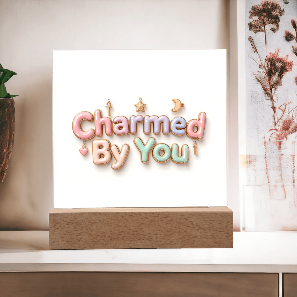 Acrylic LED Square Plaque ( Customizable)