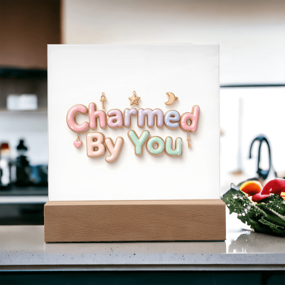 Acrylic LED Square Plaque ( Customizable)