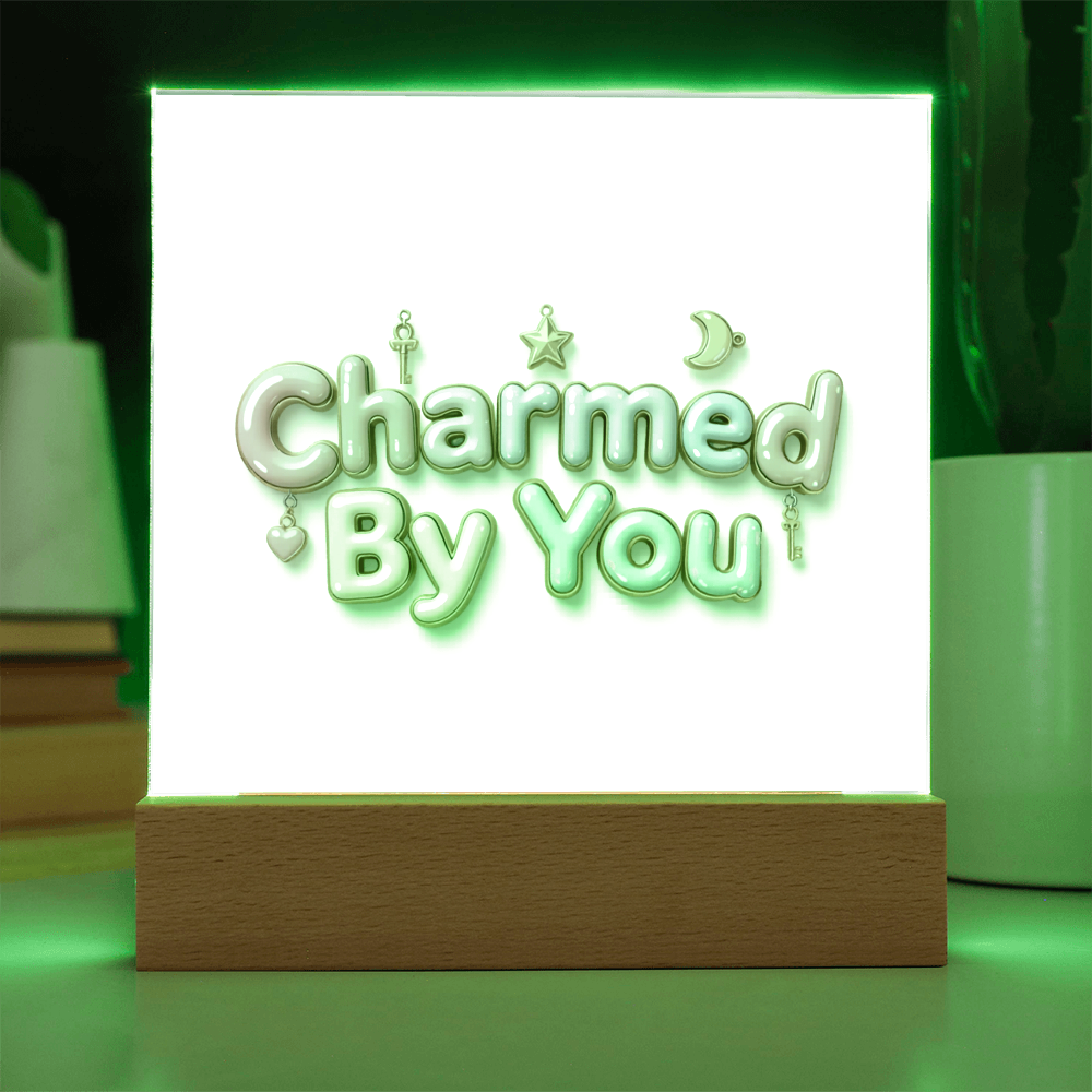 Acrylic LED Square Plaque ( Customizable)