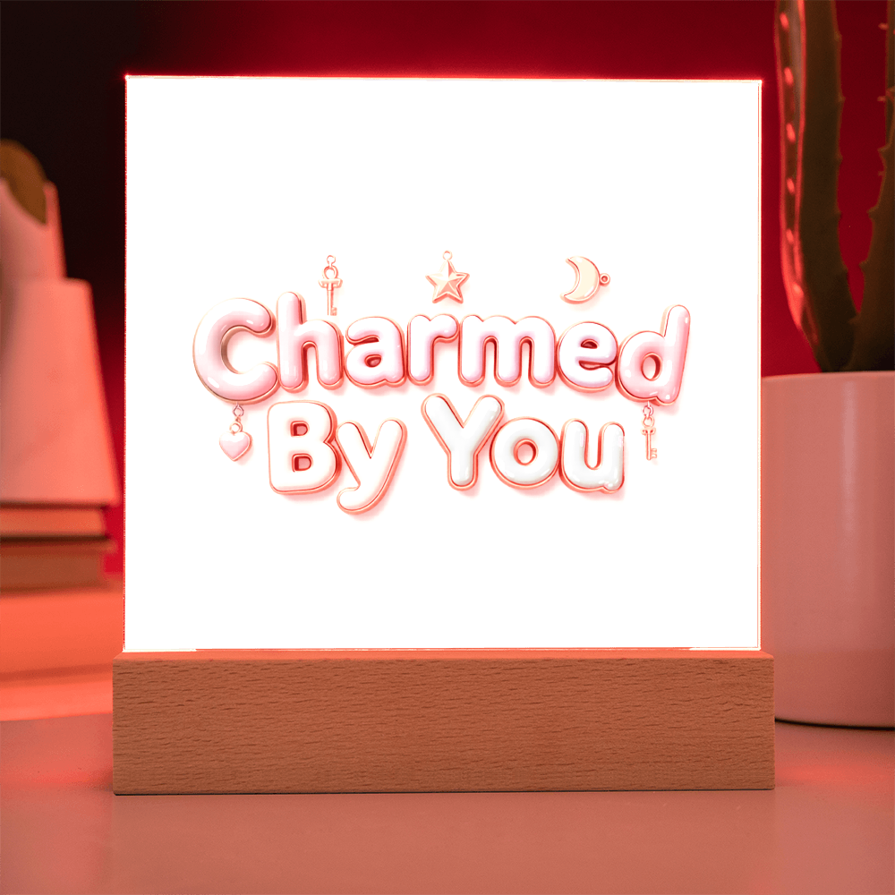 Acrylic LED Square Plaque ( Customizable)