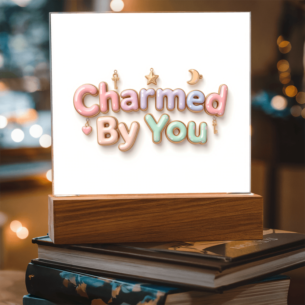 Acrylic LED Square Plaque ( Customizable)