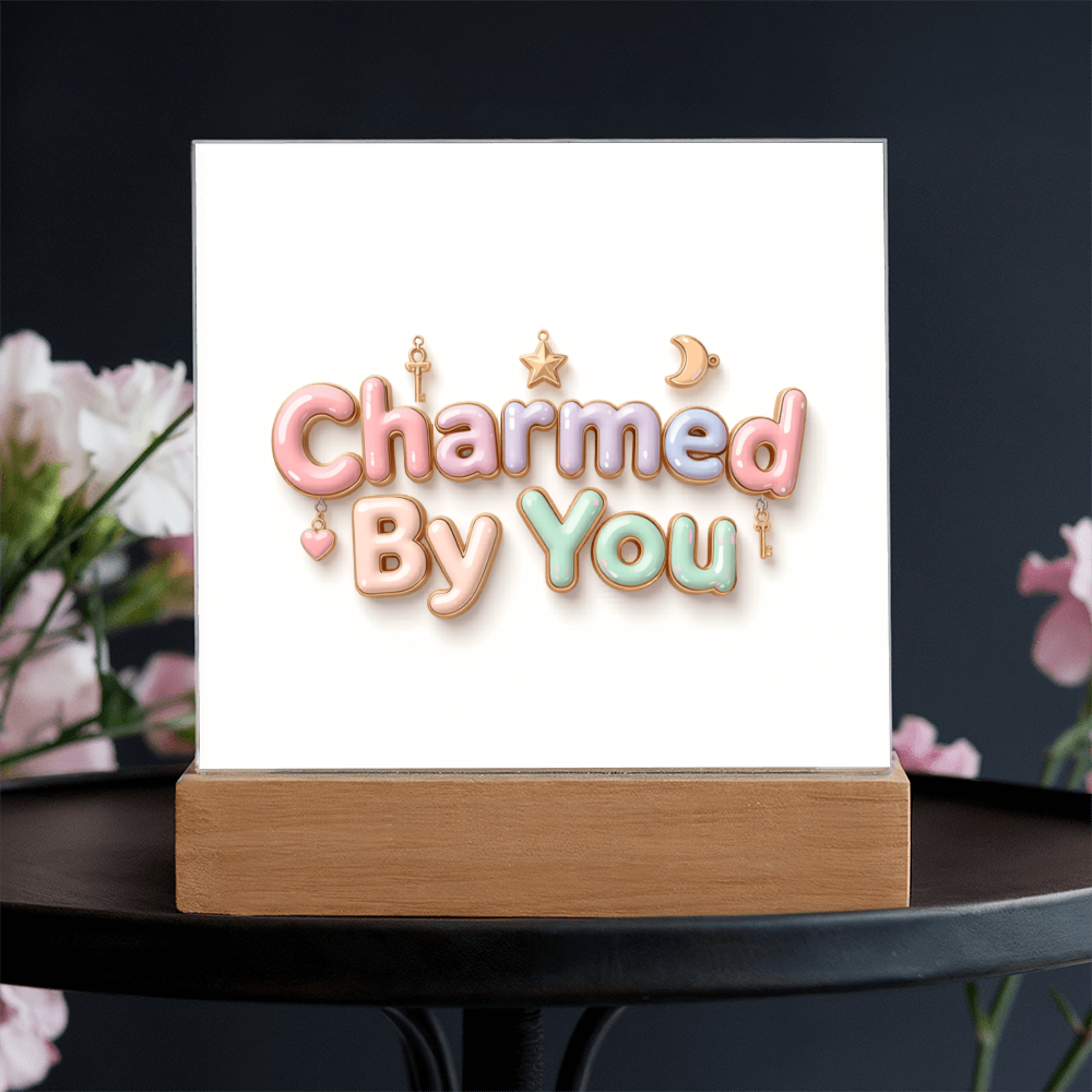 Acrylic LED Square Plaque ( Customizable)
